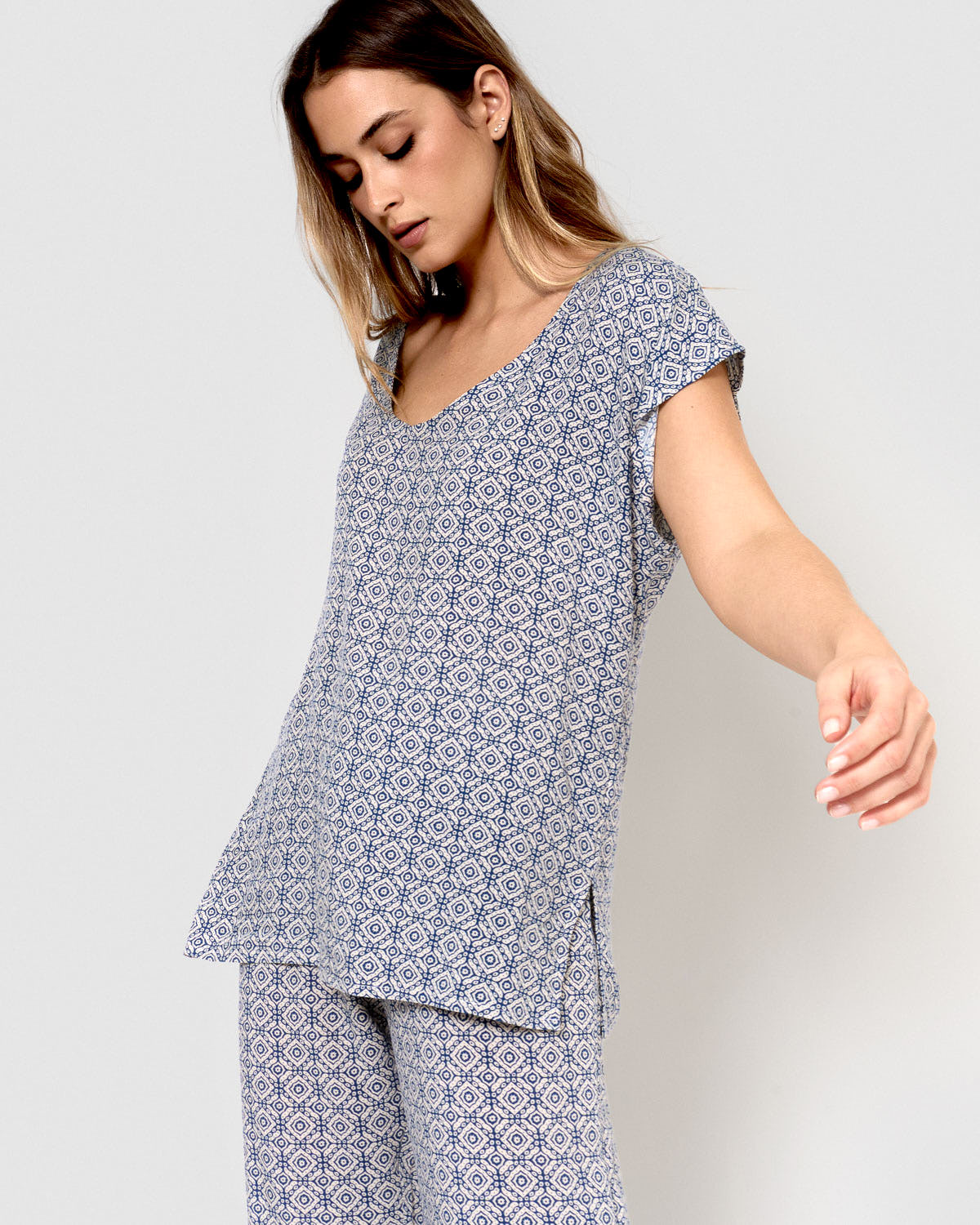 Green Mandolia Viscose Blouse