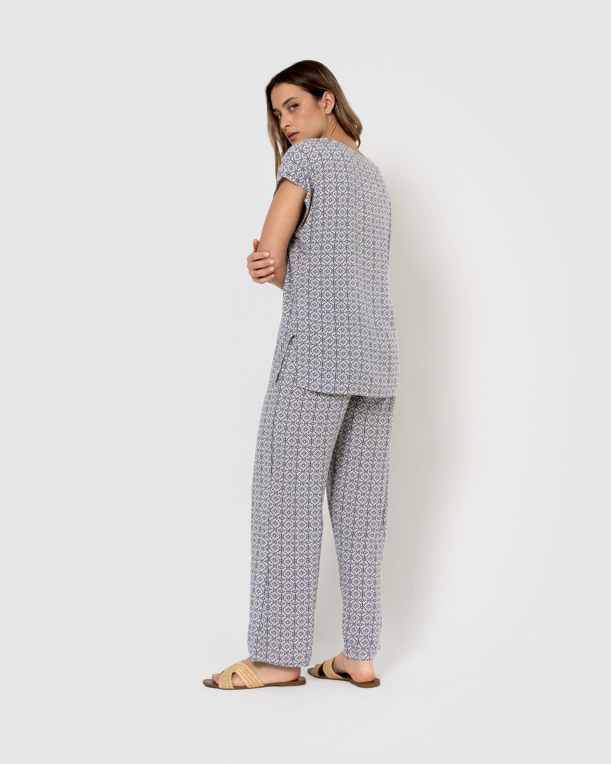 Green Mandolia Viscose Blouse