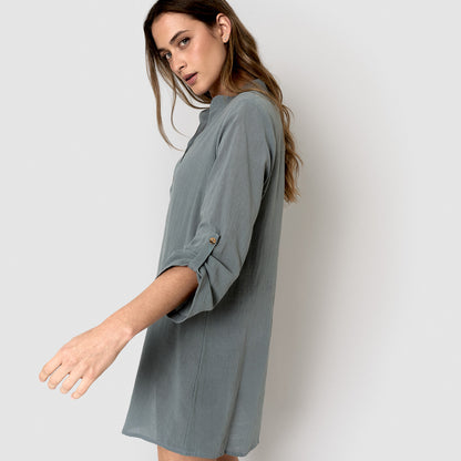 Indigo cotton sweater