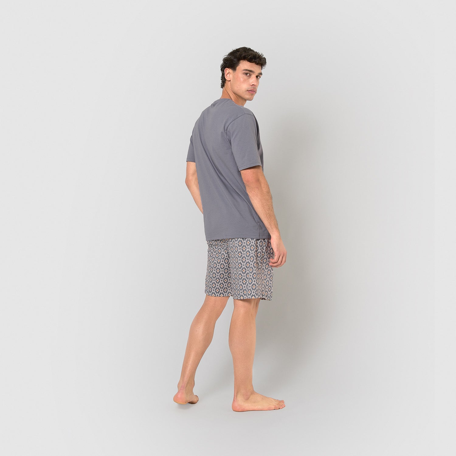 Waterloo indigo cotton short pajamas