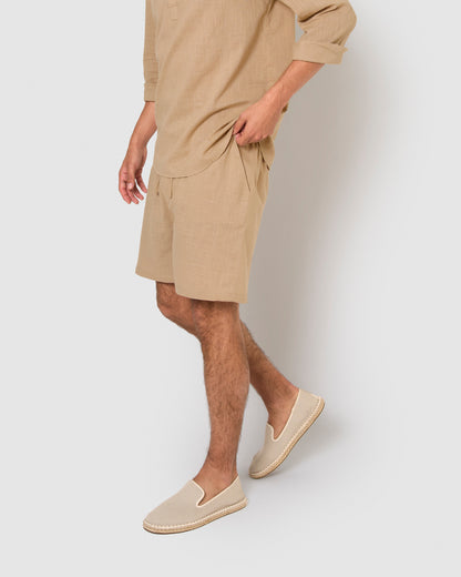 Pantalón corto algodón cuerda