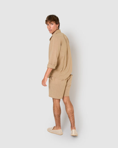 Pantalón corto algodón cuerda