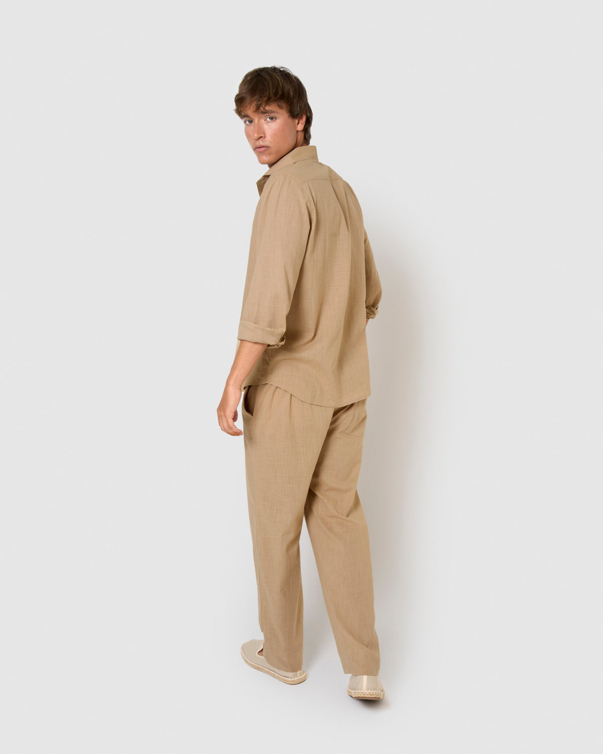 Pantalón largo algodón cuerda