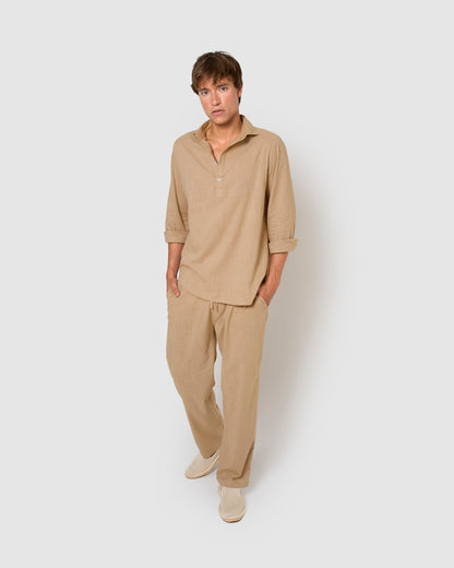 Camisa algodón cuerda