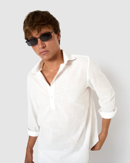 Camisa algodón natural
