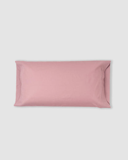 Plain cotton pillowcase