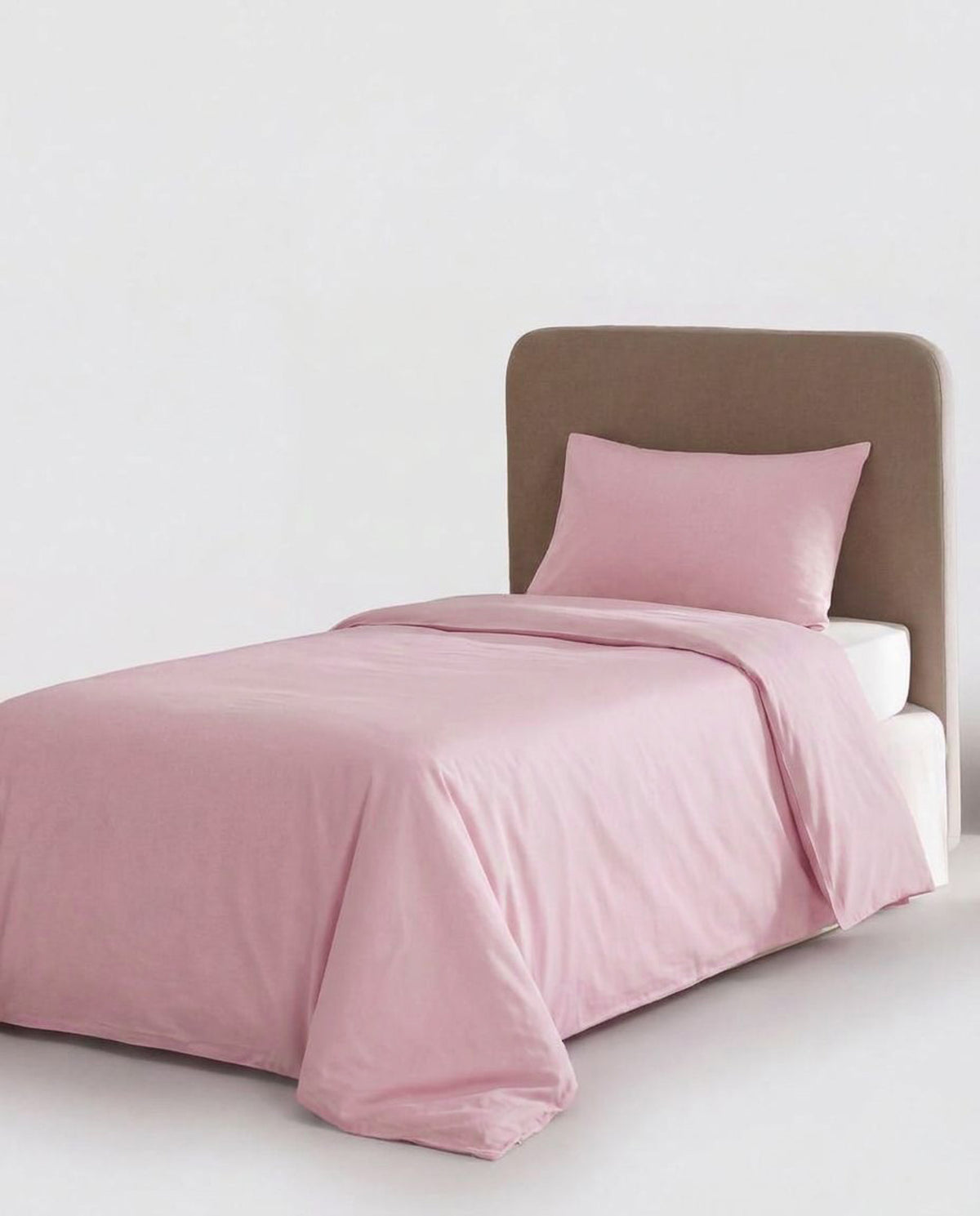 Plain cotton duvet cover