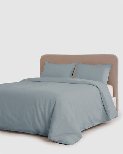 housse de couette en coton uni