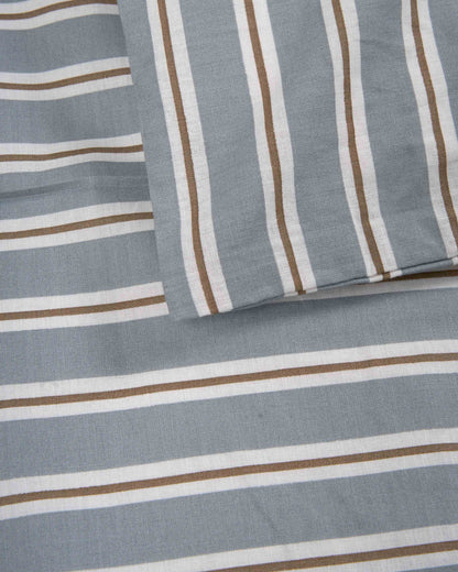 blue grey cotton duvet cover