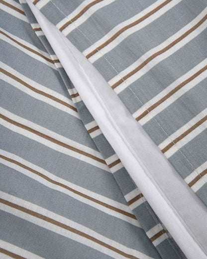 blue grey cotton duvet cover