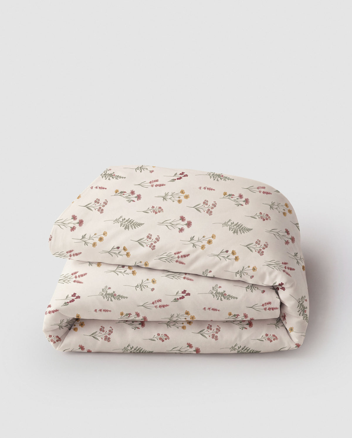 Funda nórdica algodón botanical crema