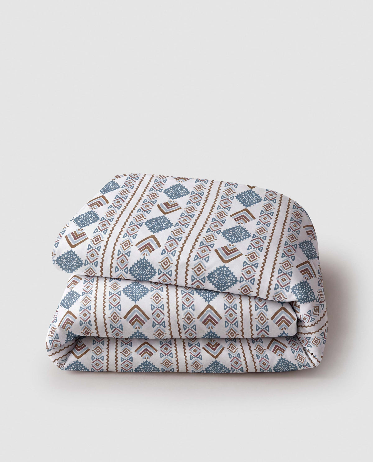 Housse en coton nordique Iker indigo