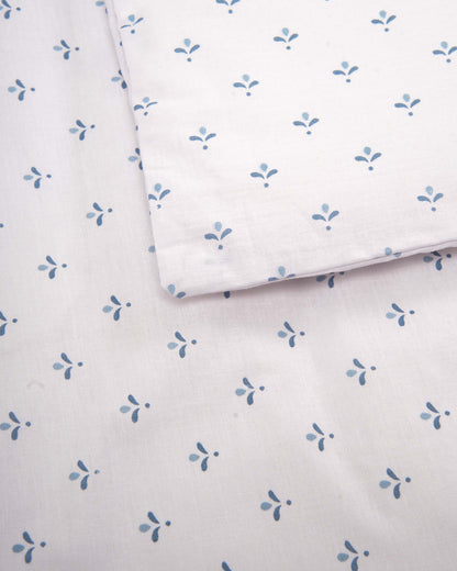 Funda nórdica algodón kamu índigo claro