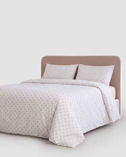Funda nórdica algodón kamu índigo claro