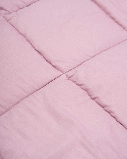 Couette unie effet vieilli mauve