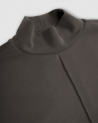 Set costura fluido liso gris marengo