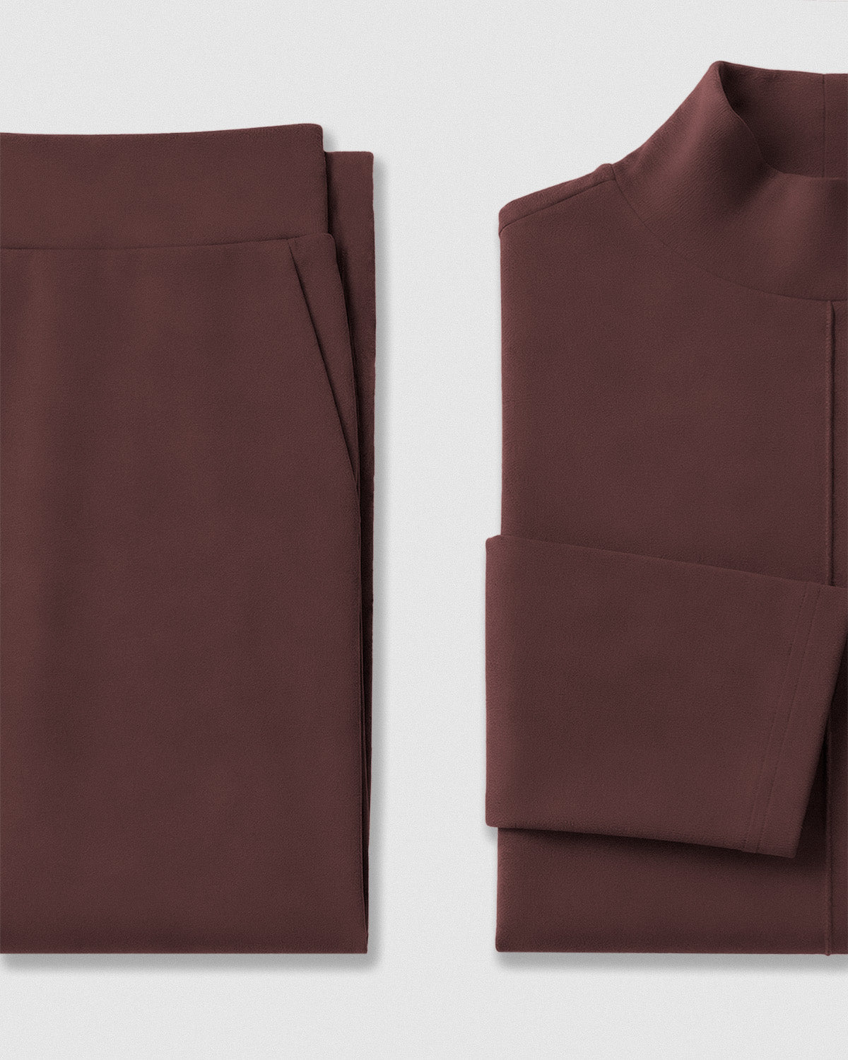 Set costura fluido liso tinto