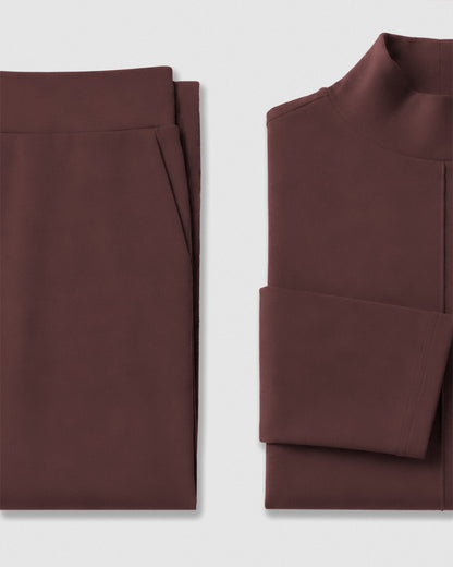 Set costura fluido liso tinto