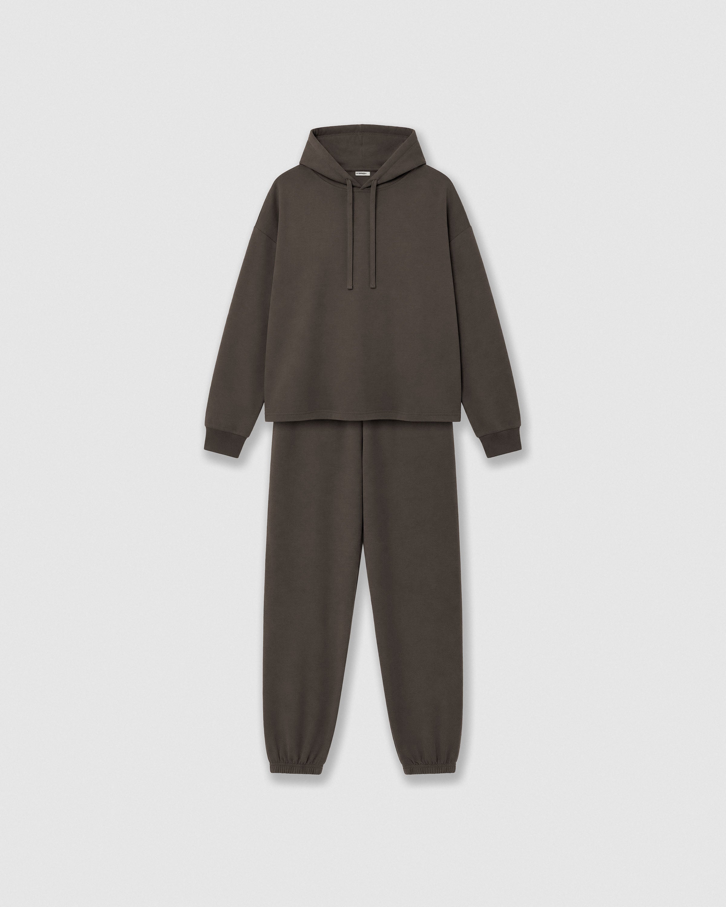 Set cap jogger liso gris marengo
