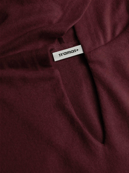 Set sudadera falda angorina burdeos