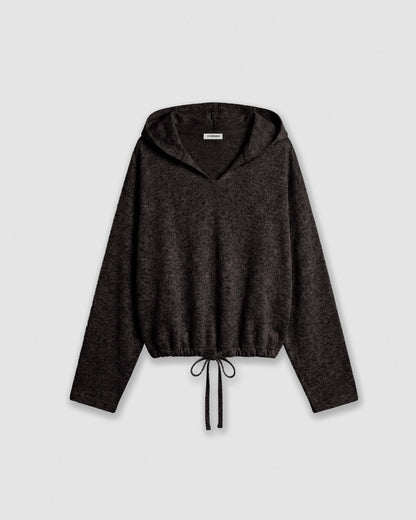 Set sudadera falda angorina gris marengo