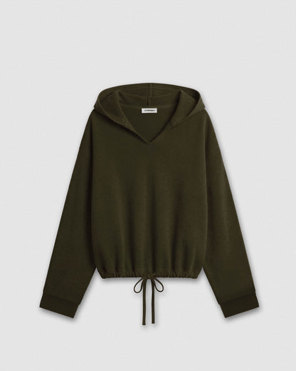 Set sudadera falda angorina verde