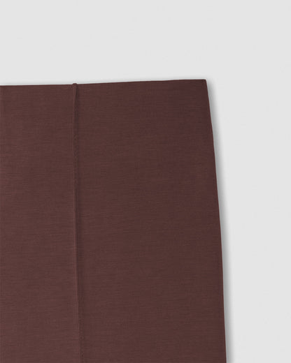 Set drapeado pinza liso tinto