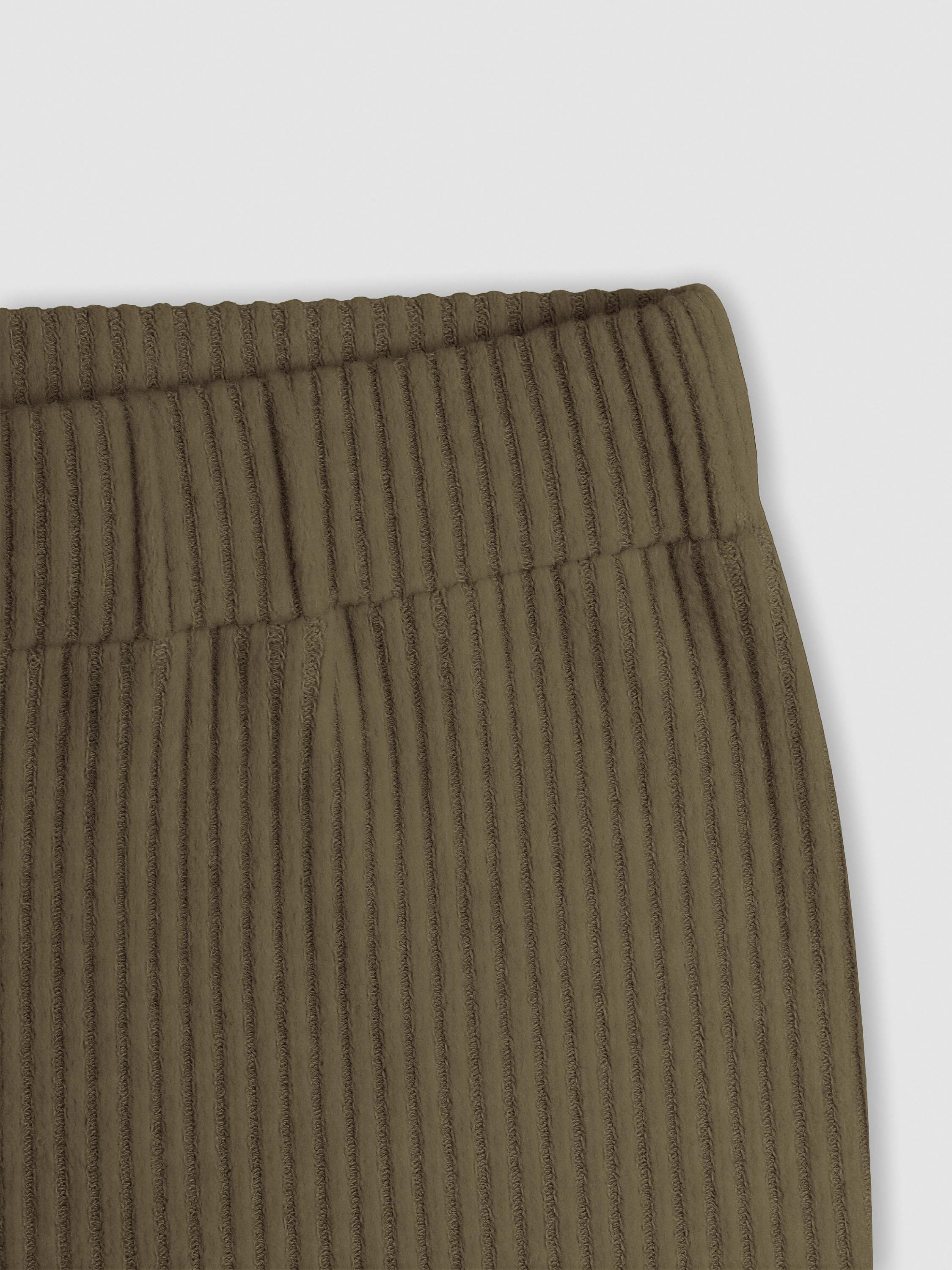 Set jersey pantalón canalé liso verde