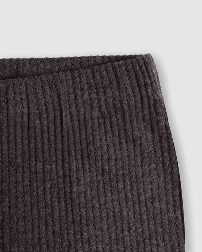 Set maglia pantaloni a coste gris Marengo