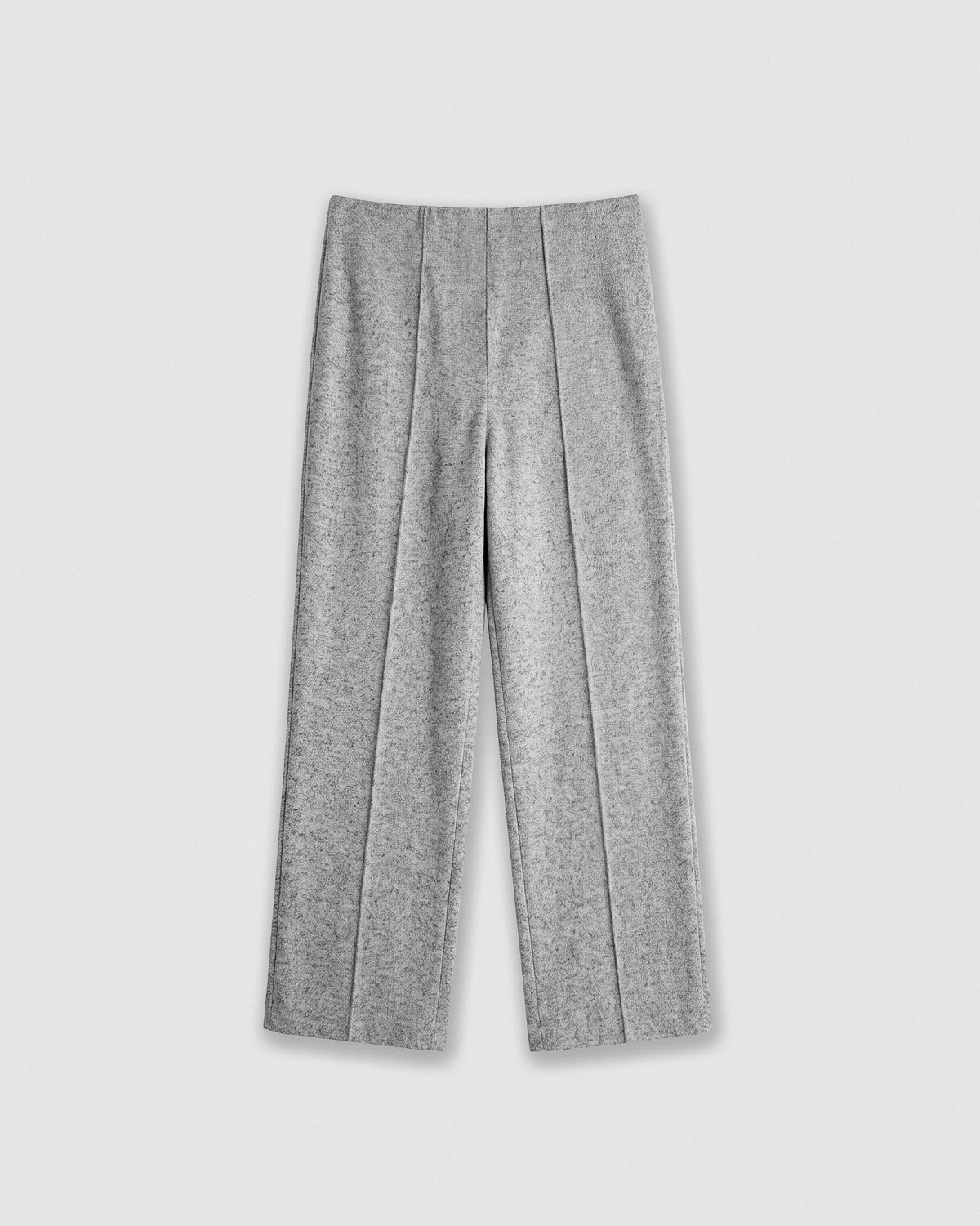 Set chaqueta pantalón angorina gris claro