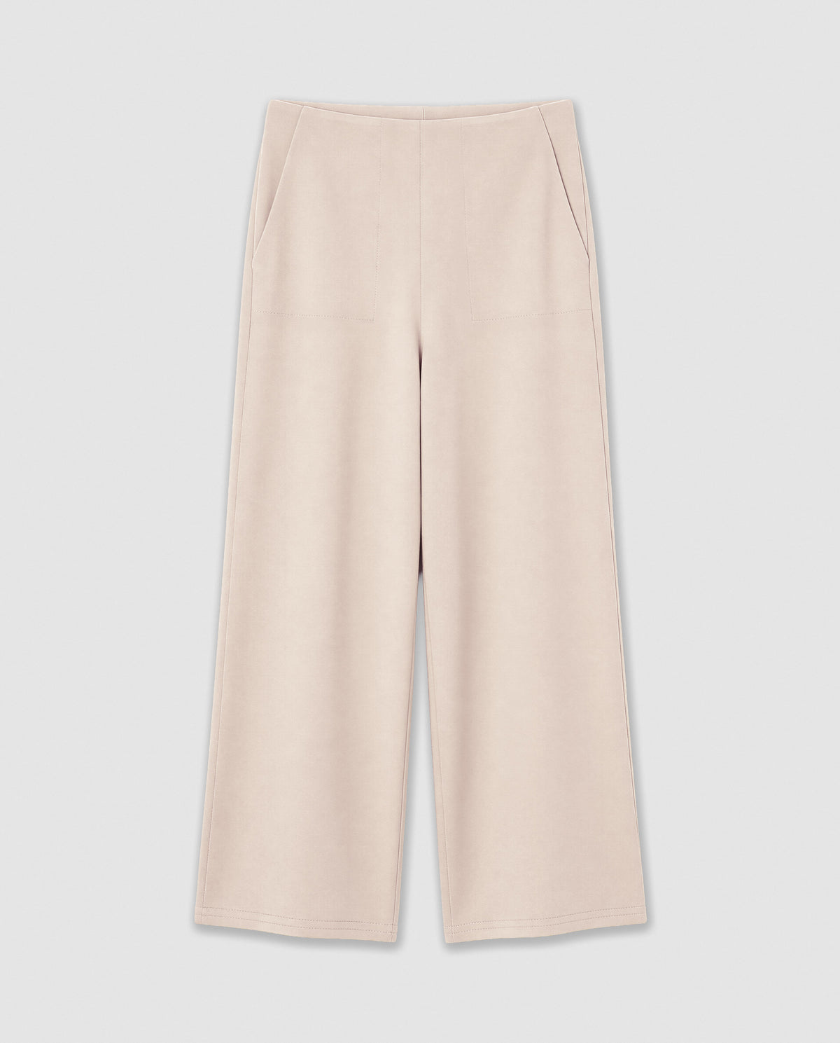 Set chaleco pantalón angorina beige