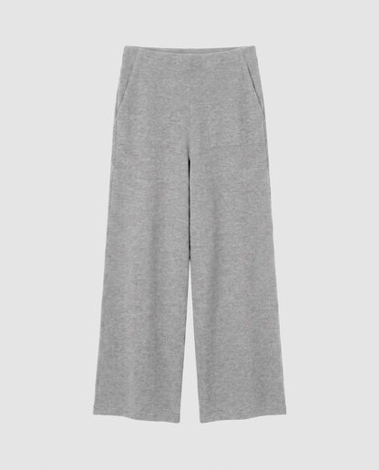 Set chaleco pantalón angorina gris claro