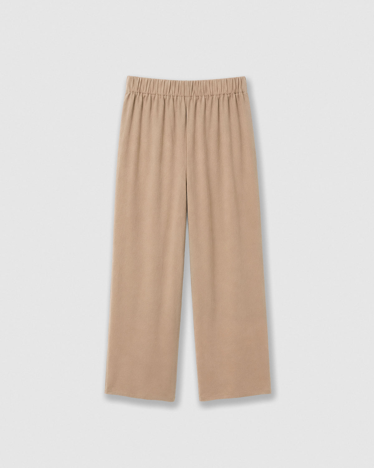 Set blusa pantalón liso beige