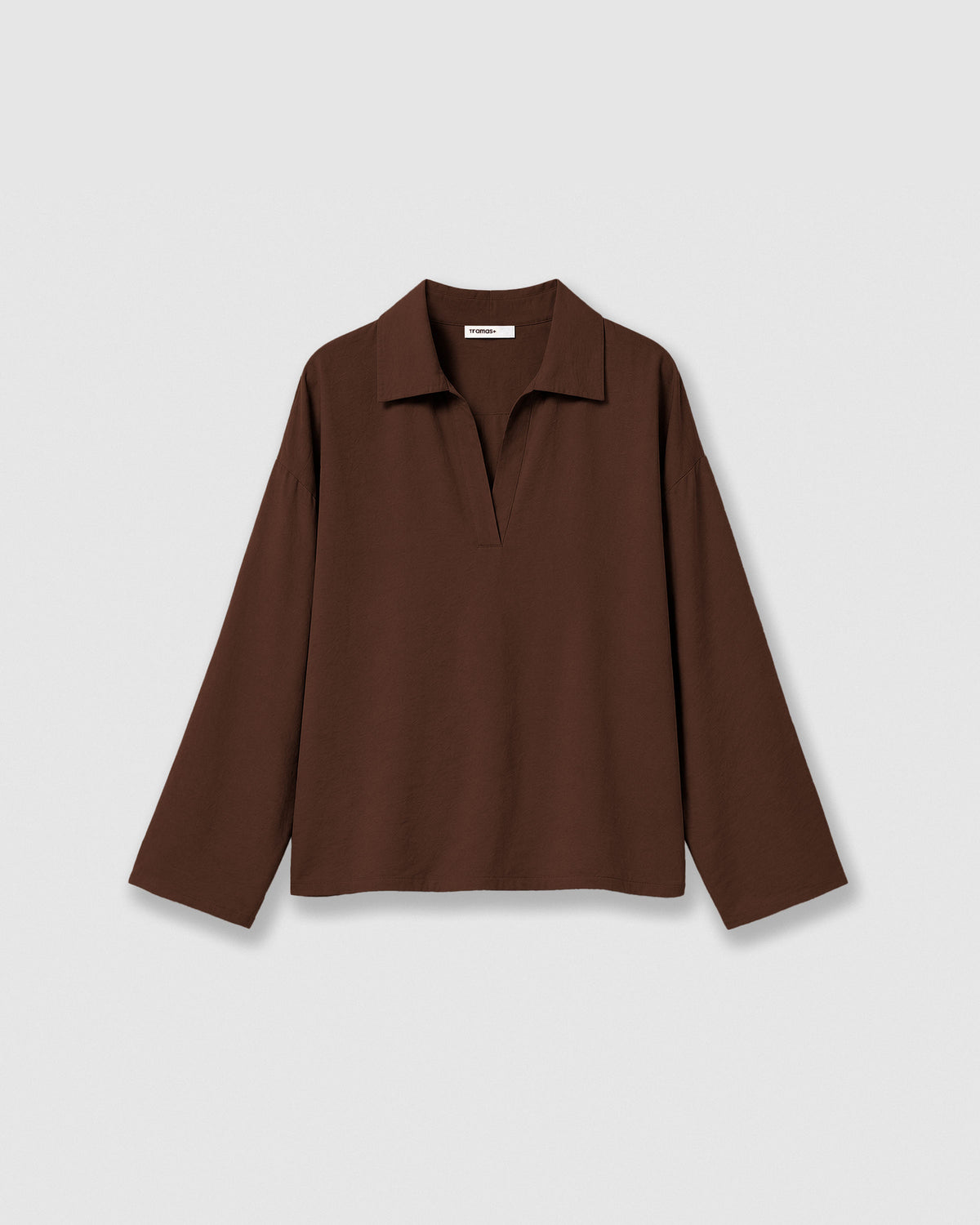 Set blusa pantalón liso marrón