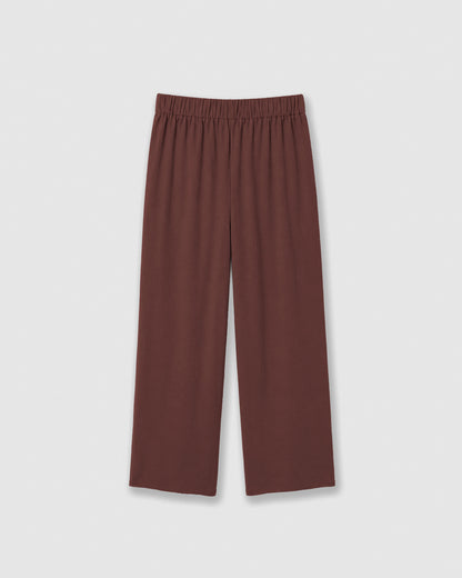 Set blusa pantalón liso tinto