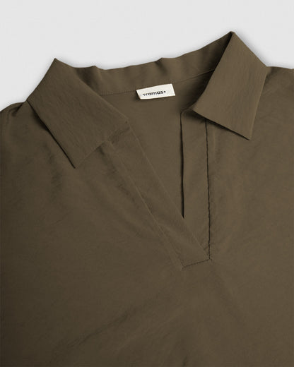 Set blusa pantalón liso verde