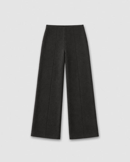 Pantalón largo pinza paño gris marengo