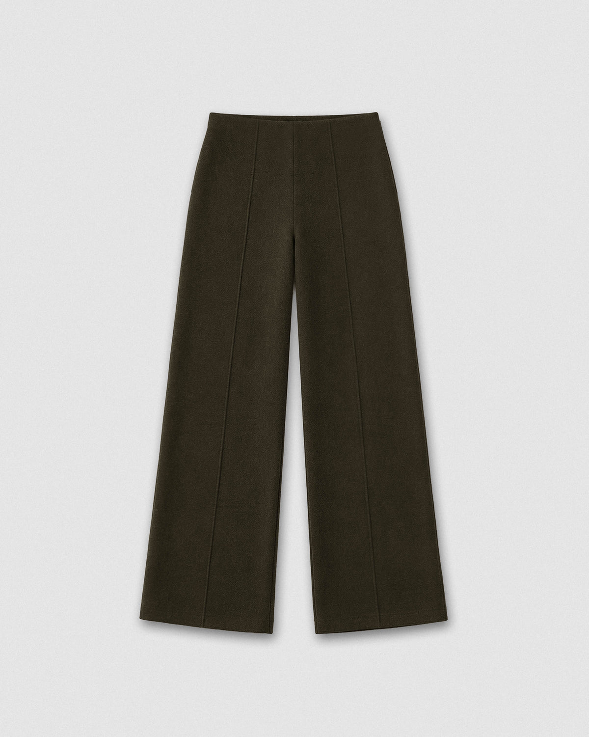 Pantalón largo pinza paño verde