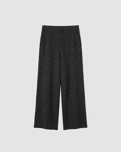 Pantalón largo angorina liso gris marengo