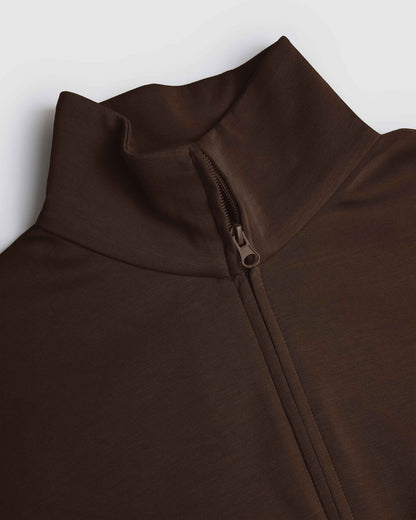 Chaqueta lazo marrón