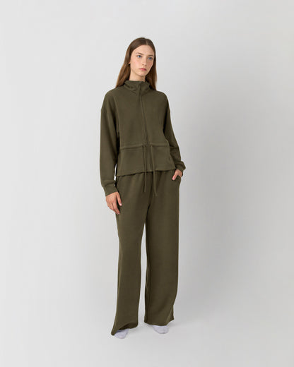 Chaqueta lazo verde cacería