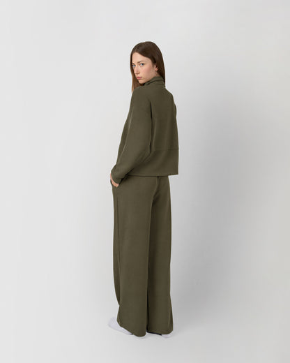 Chaqueta lazo verde cacería