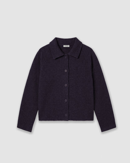 Chaqueta botón paño azul marino