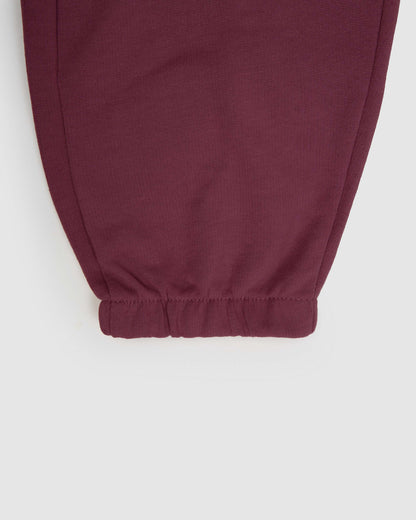 Pantalón jogger berenjena