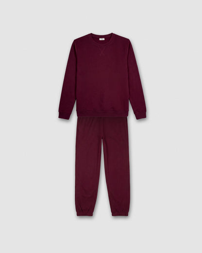 Pantalón jogger burdeos