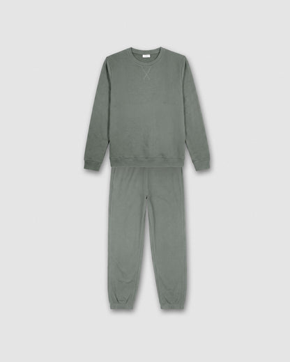 Pantalón jogger gris azulado