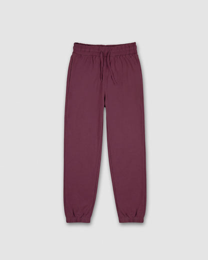 Set deportivo sudadera pantalón jogger berenjena