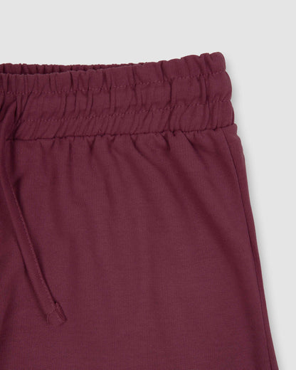 Set deportivo sudadera pantalón jogger berenjena