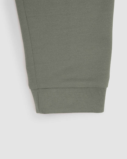 Set deportivo sudadera pantalón jogger verde cacería