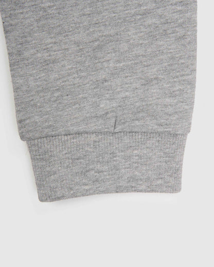 Set deportivo sudadera pantalón jogger gris claro